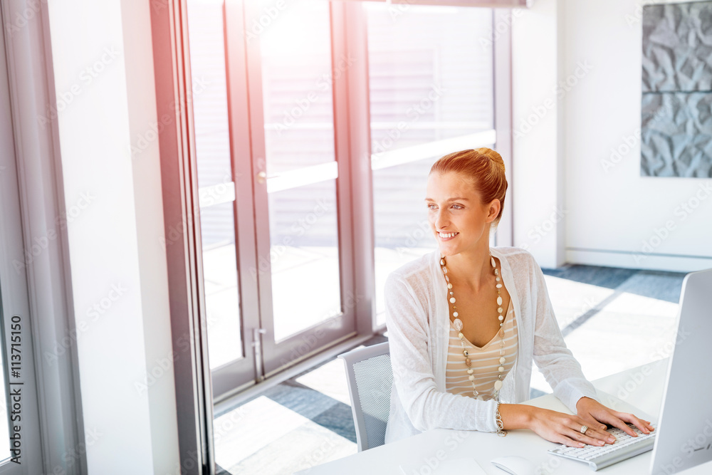 Elegant office worker