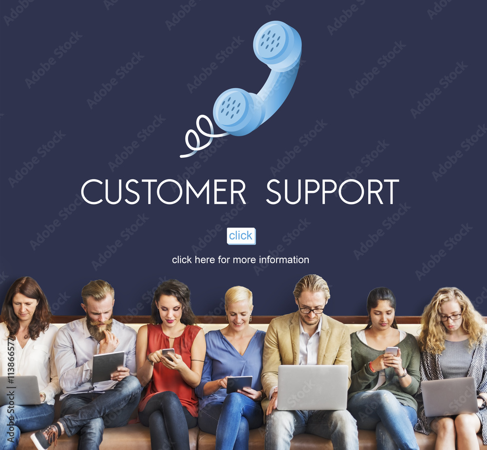 Customer Support Assistnace Help Advice Client Concept