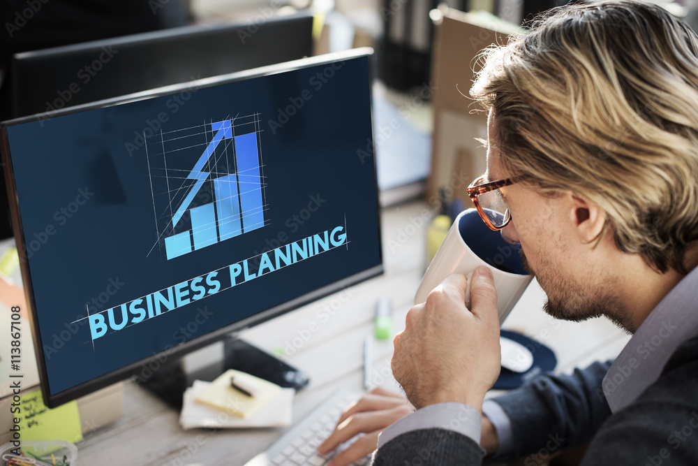 Business Planning Strategy Progress Development Concept