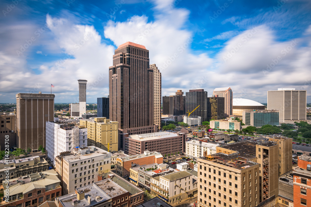 New Orleans Downtown Skyline