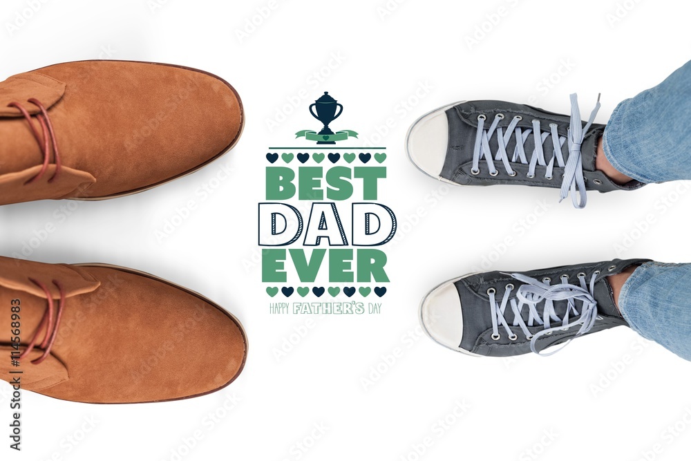 Composite image of casual shoes