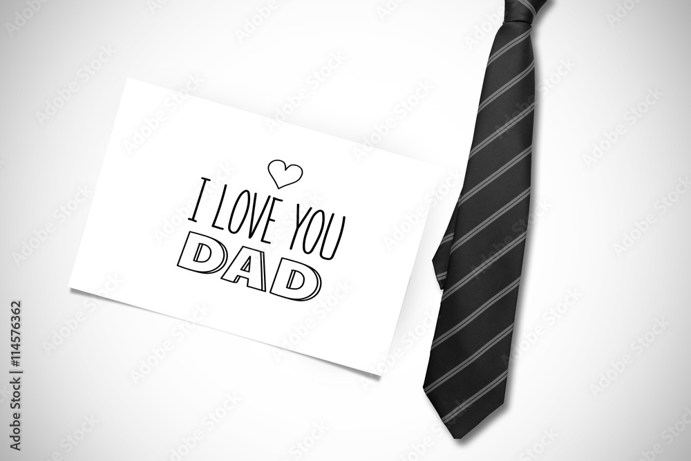 Composite image of fathers day greeting