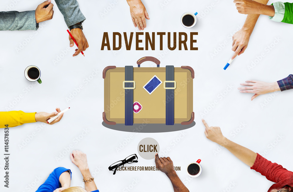 Adventure Backpacking Travel Destination Wander Concept