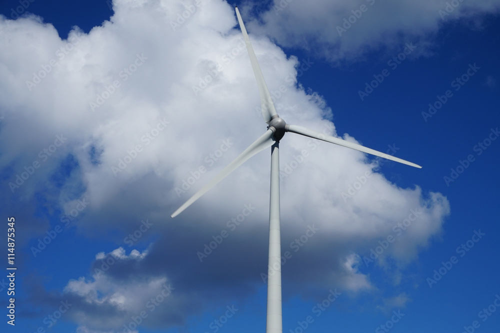 Wind turbine, power generator