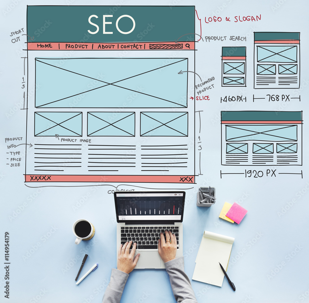 SEO Search Engine Optimization Data Digital Concept