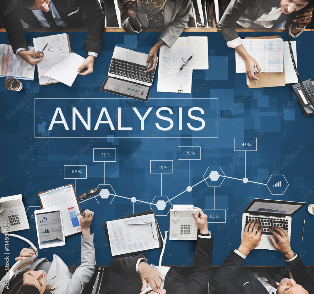 Analytics Business Statistics Strategy Progress Concept