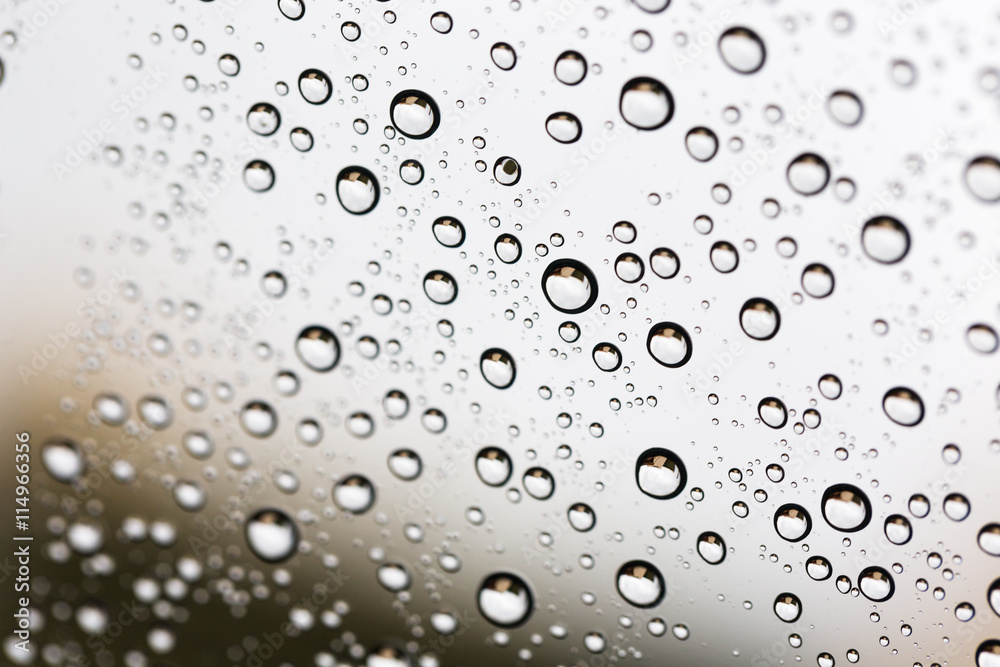 Water drop mirror windshield outdoor storm.