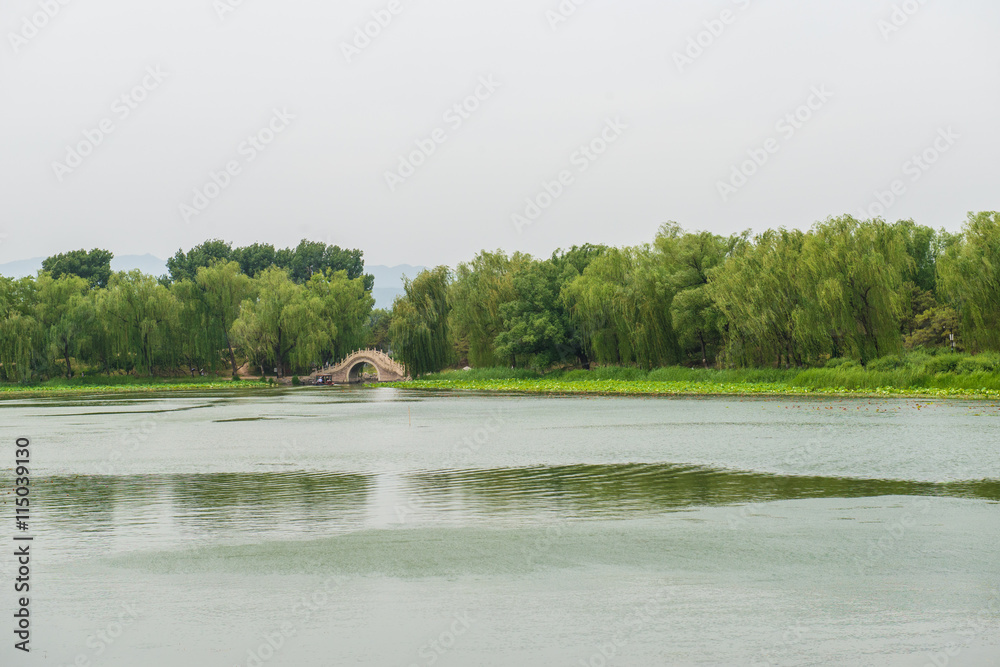 北京圆明园古桥