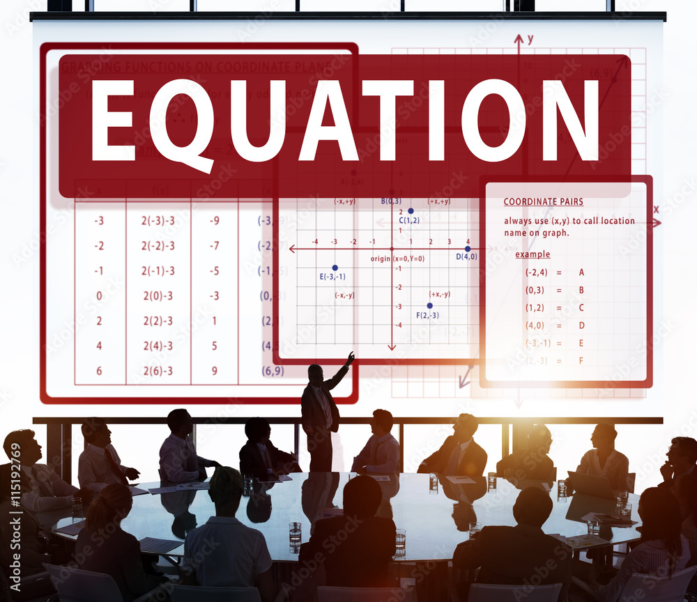 方程式数学计算图表概念