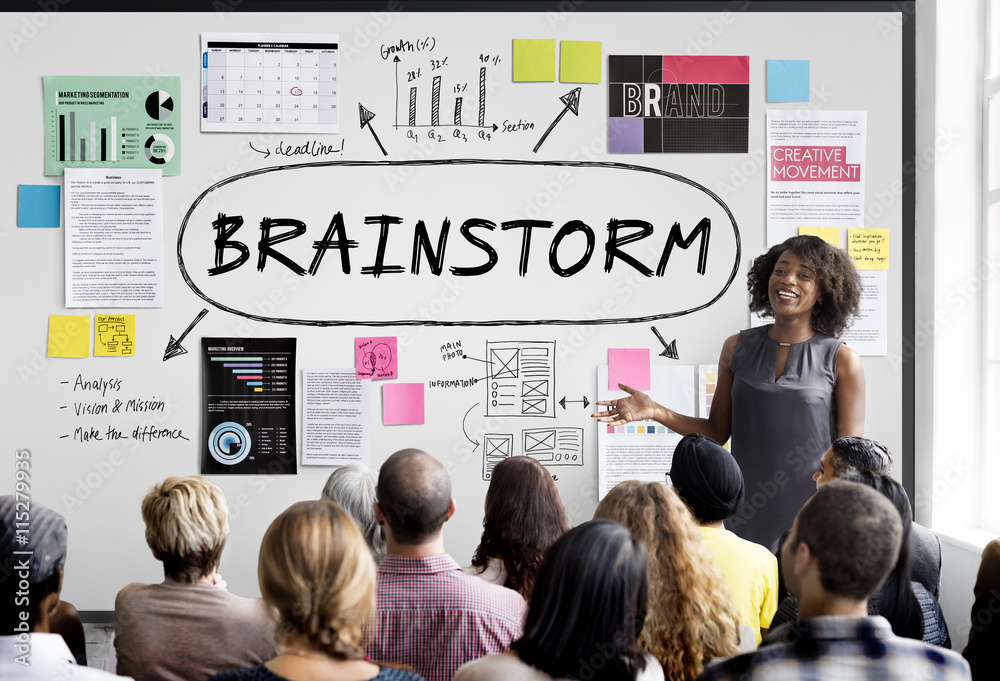 Brainstorm Inspiration Ideas Analysis Concept