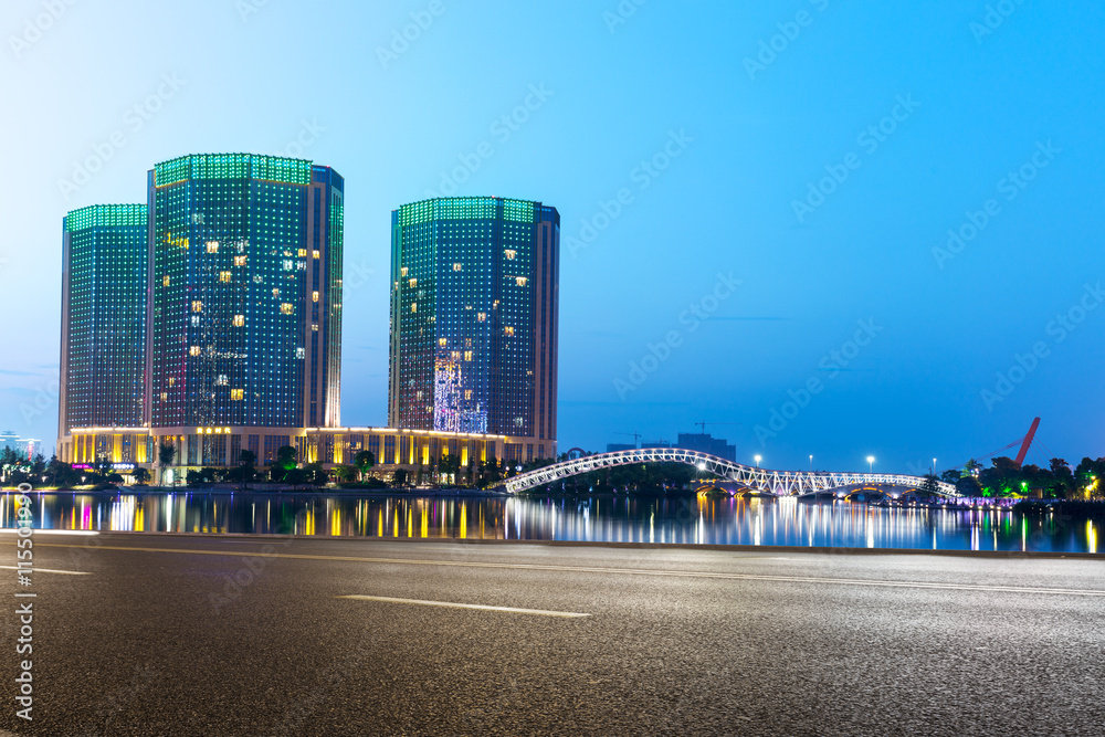 modern office buildings in hangzhou west lake culture plaza at t