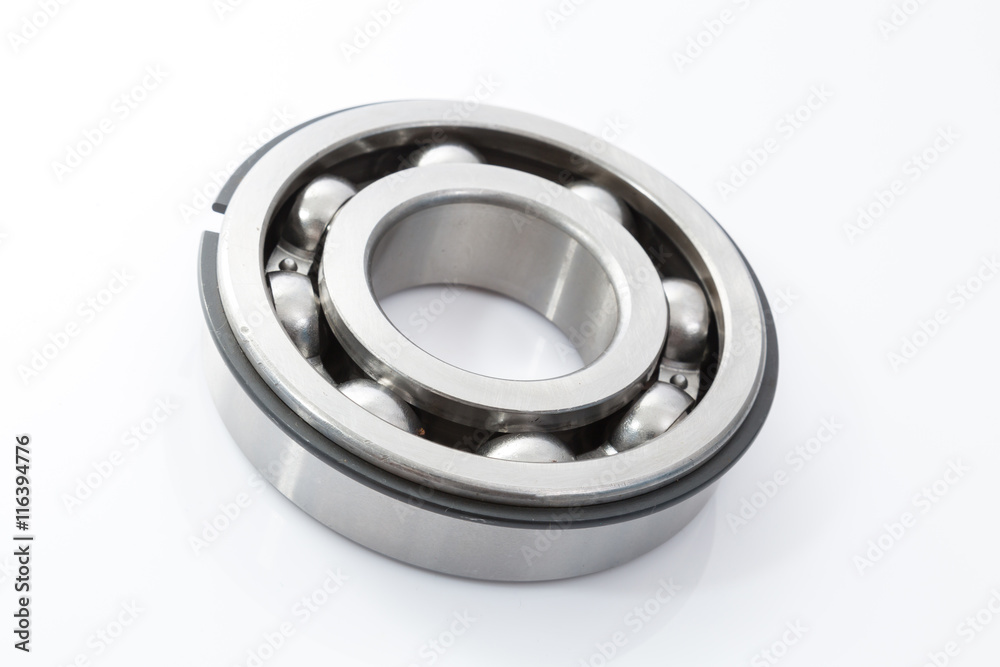 wheel bearings set production isolated on white background