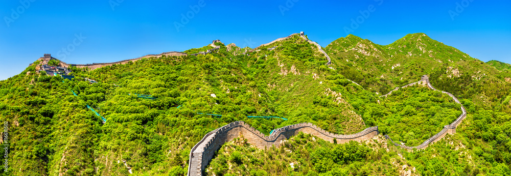 中国八达岭长城全景