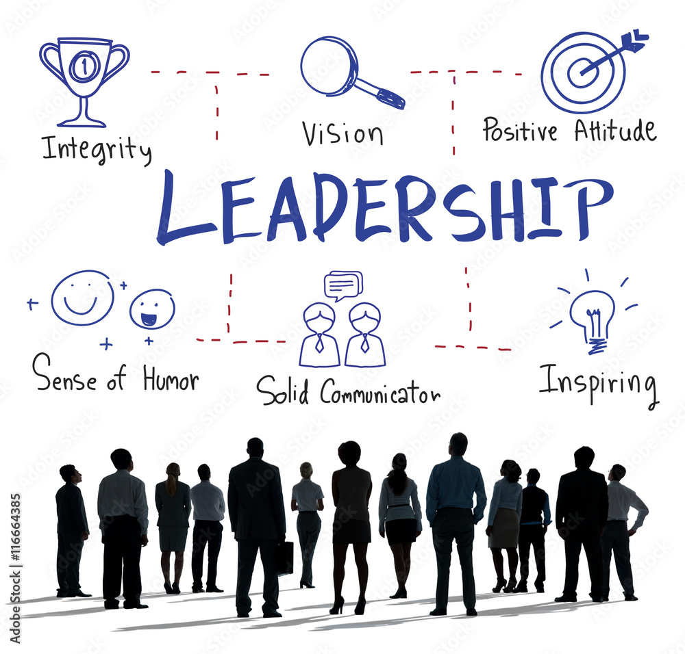 Leadership Success Skills Drawing Graphic Concept