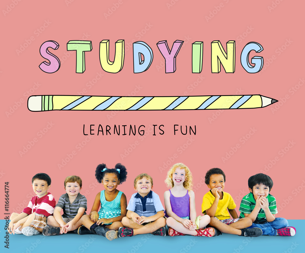 Education Learning Is Fun Children Graphic Concept