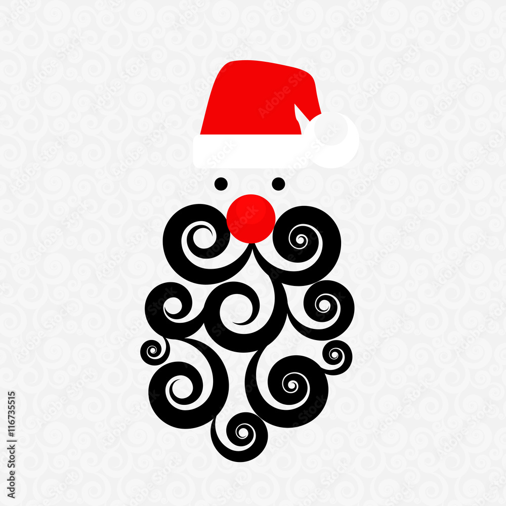 Abstract Beauty Christmas and New Year Background. Vector Illust