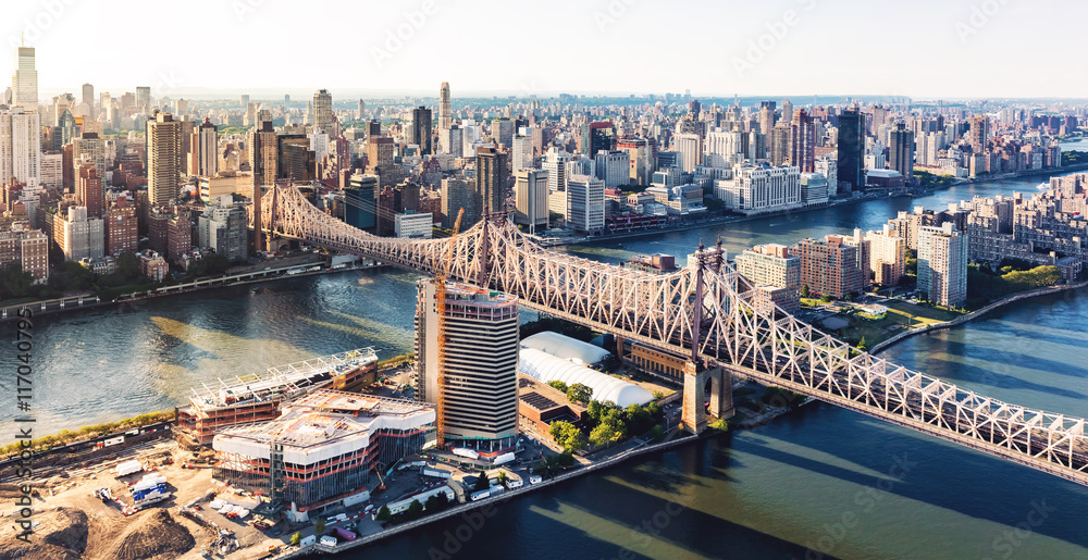 Queensboro Bridge over the East River in New York City