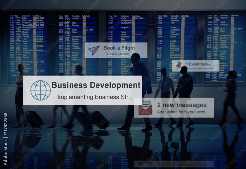 Business People Traveling Airport Destination Concept