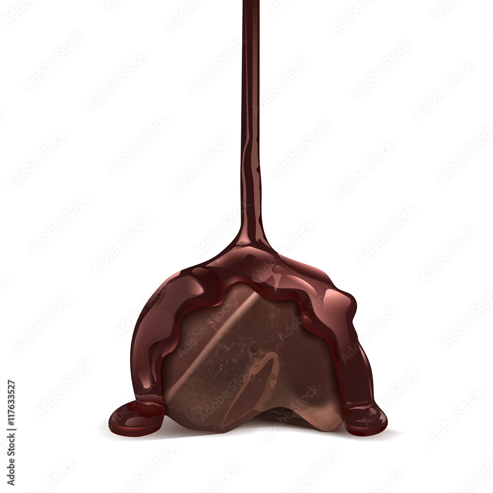 Chocolate, vector illustration