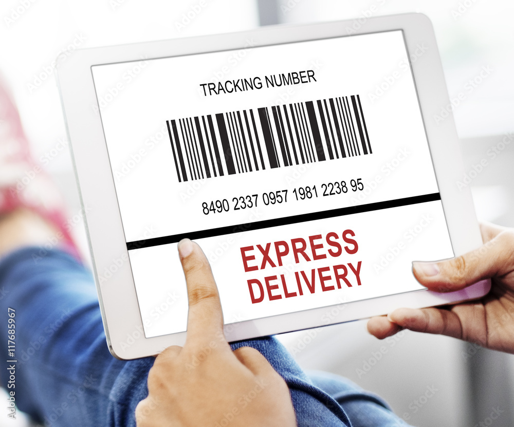 Bar Code Order Tracking Number Concept