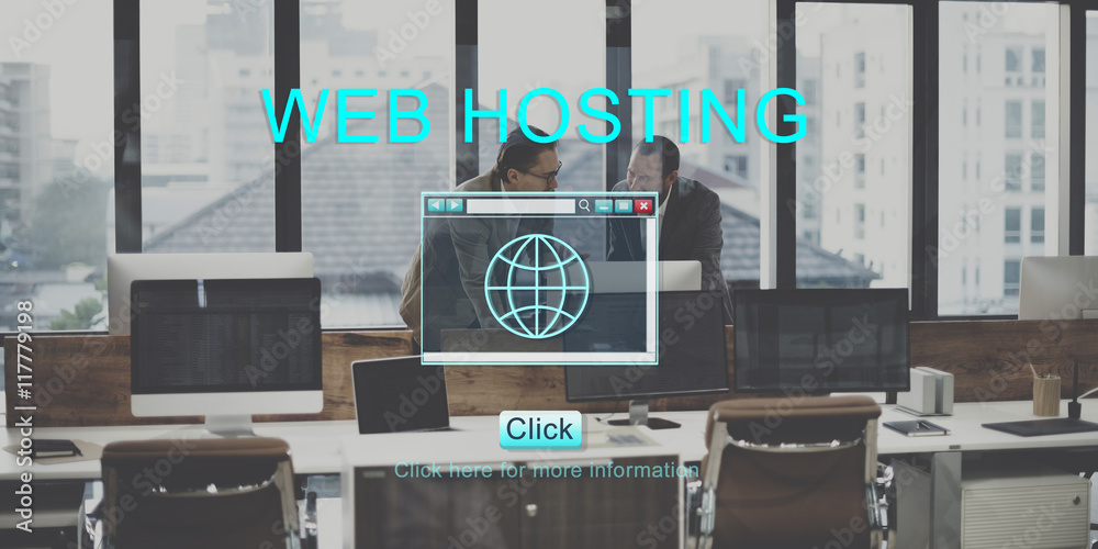 Web Hosting Browsing Digital Internet Concept