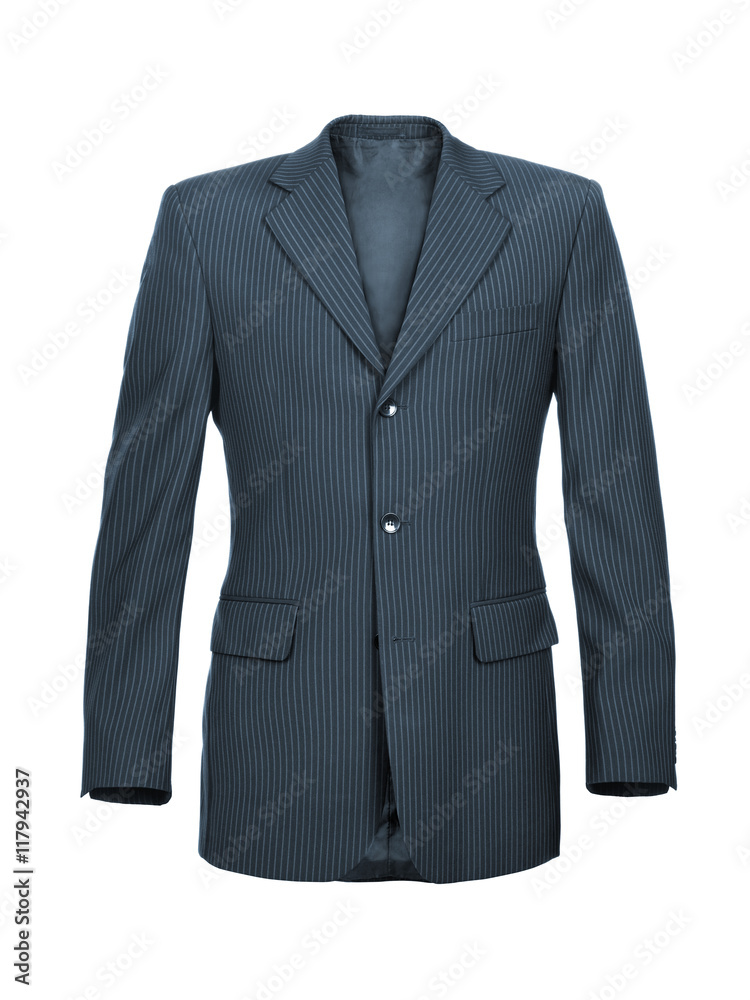 mens jacket isolated on white background