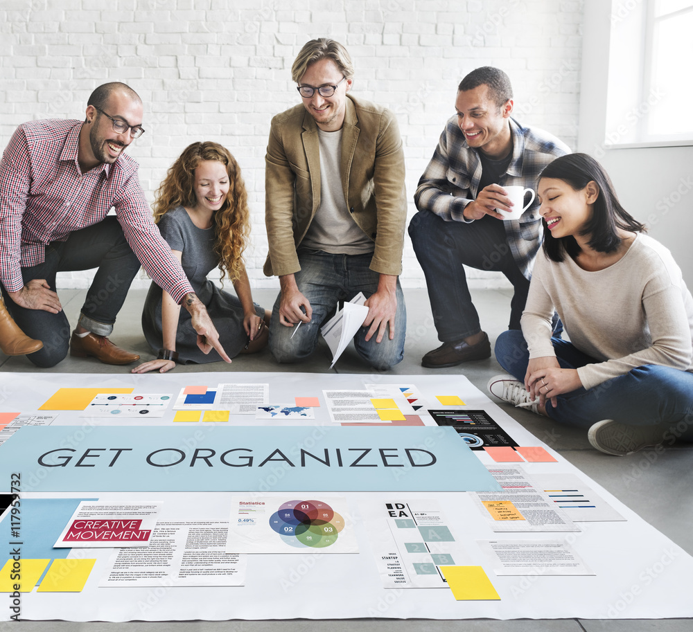 Get Organized Management Planning Concept