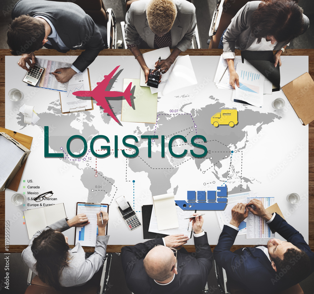 Logistics Freight Management Storage Supply Concept