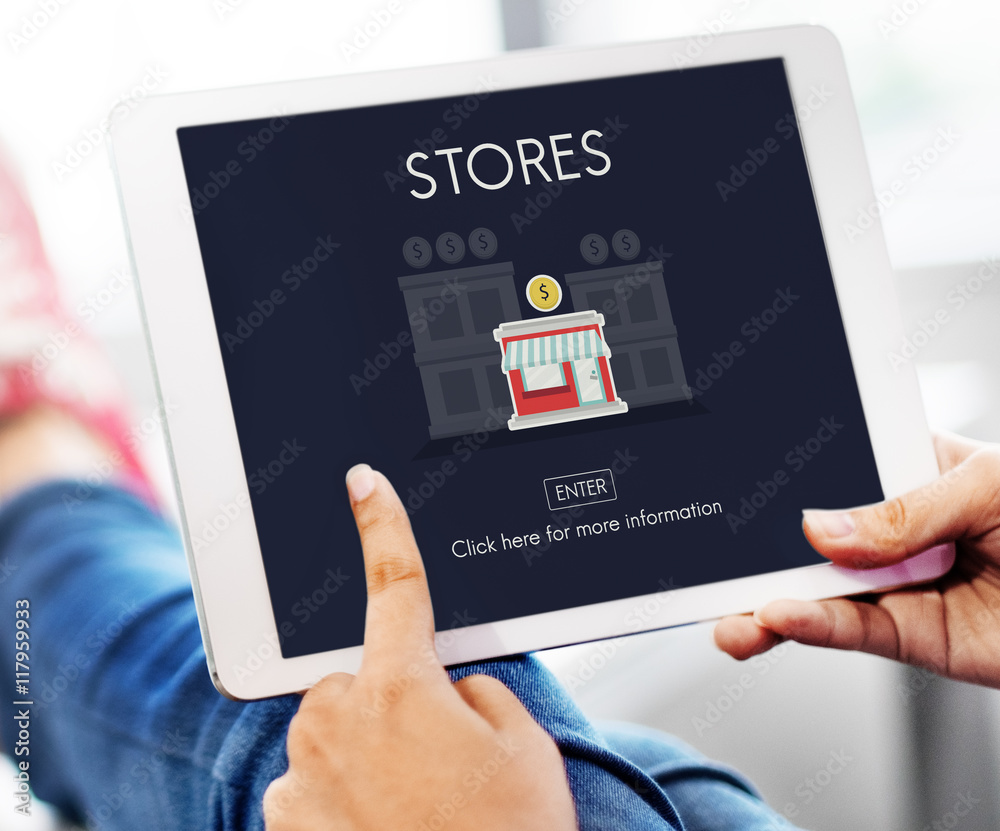 Stores Shops Business Opportunity Investment Concept