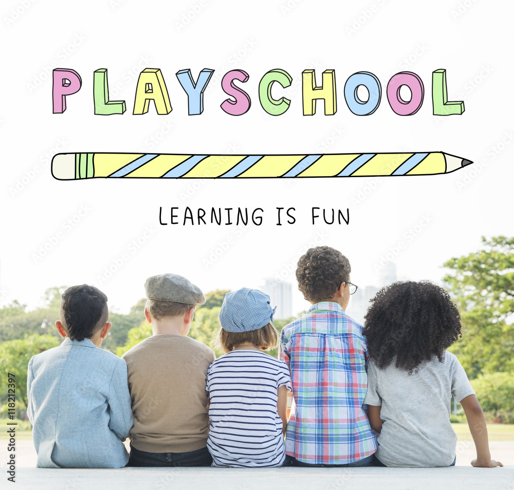 Education Learning Is Fun Children Graphic Concept