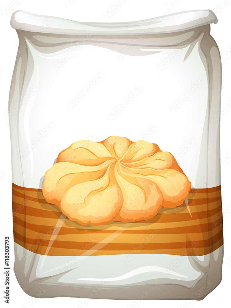 Bag of butter cookies