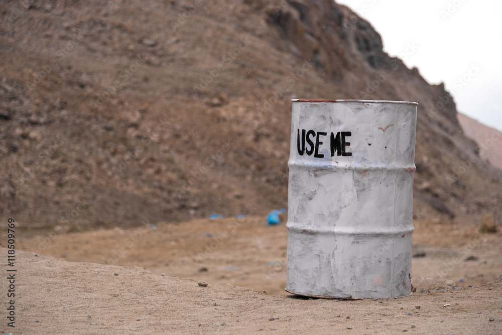 Recycle steel drum