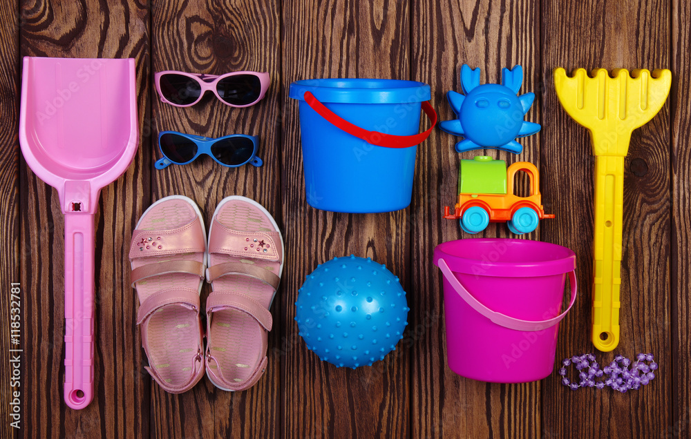 Summer accessories of kids