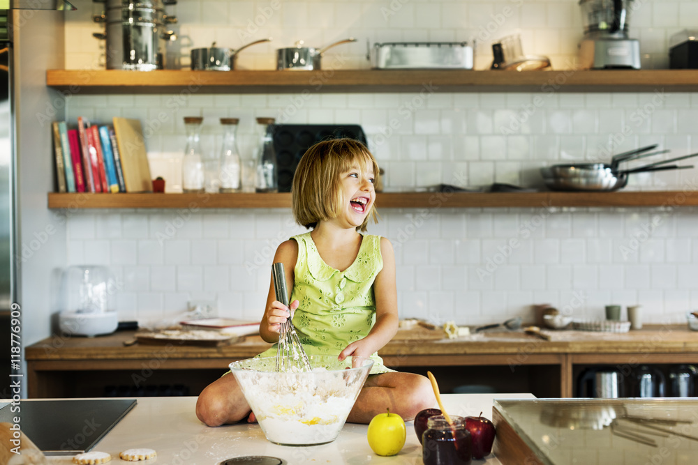 Flour Dessert Cookie Dough Cake Bakery Girl Concept