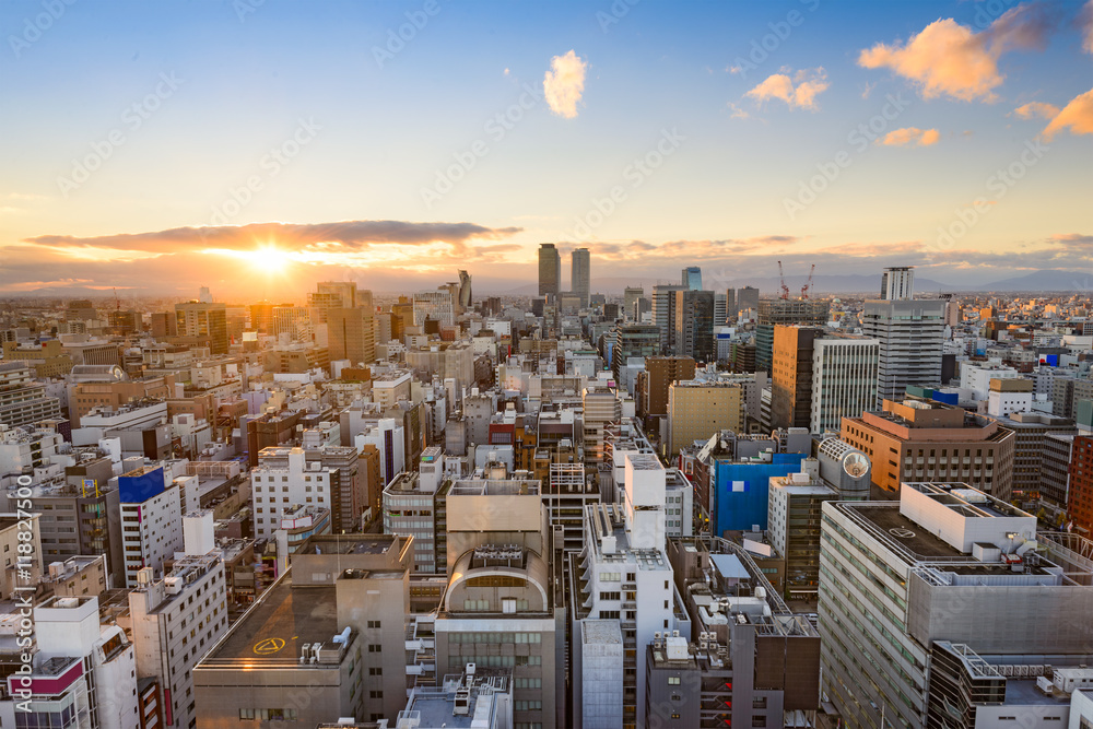 日本名古屋天际线