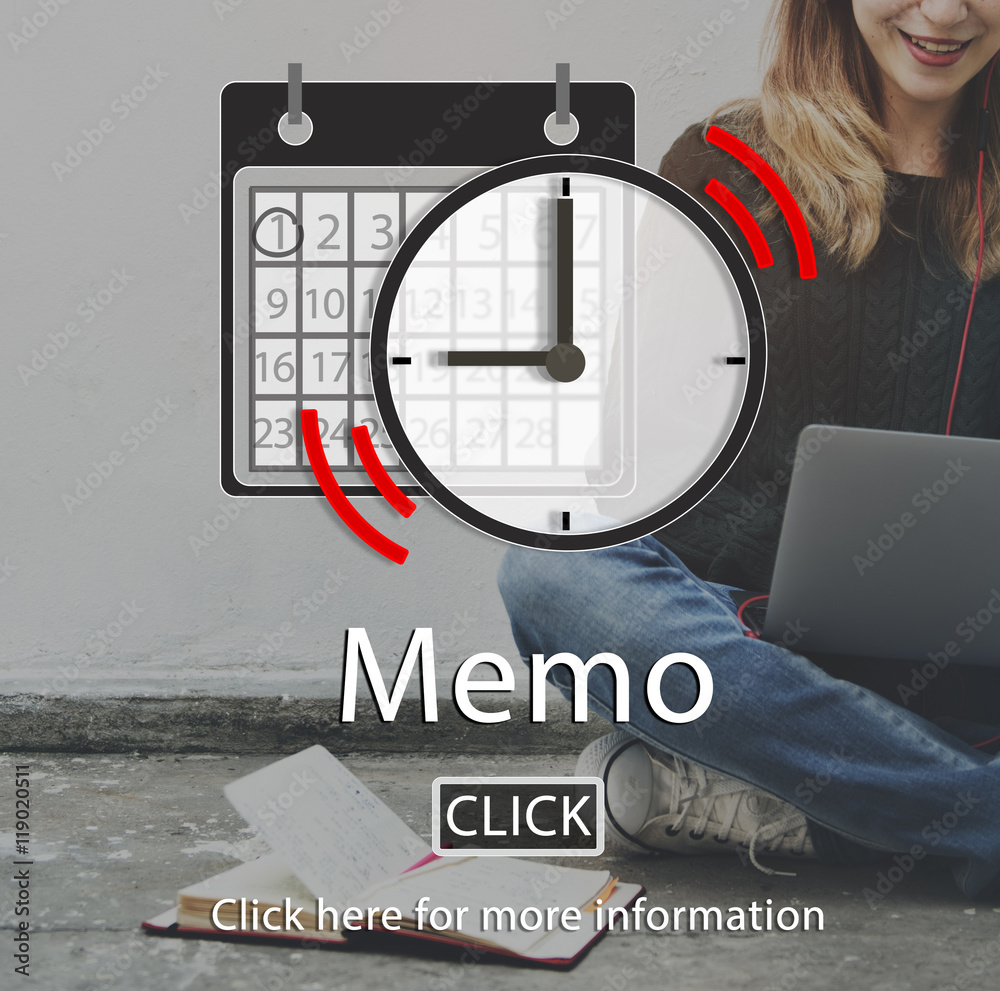 Memo Appointment Organizer Plan Reminder Concept