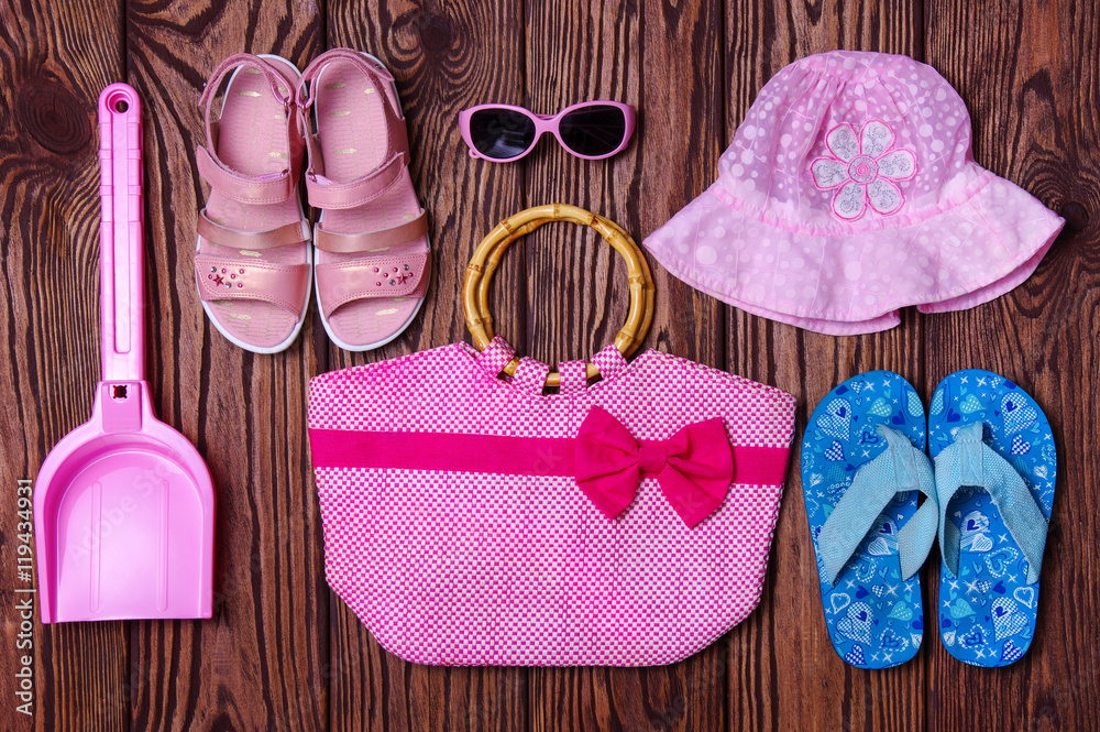 Summer accessories of kids