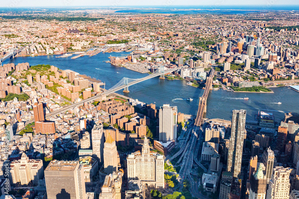 Lower East Side of Manhattan with Brooklyn in the background