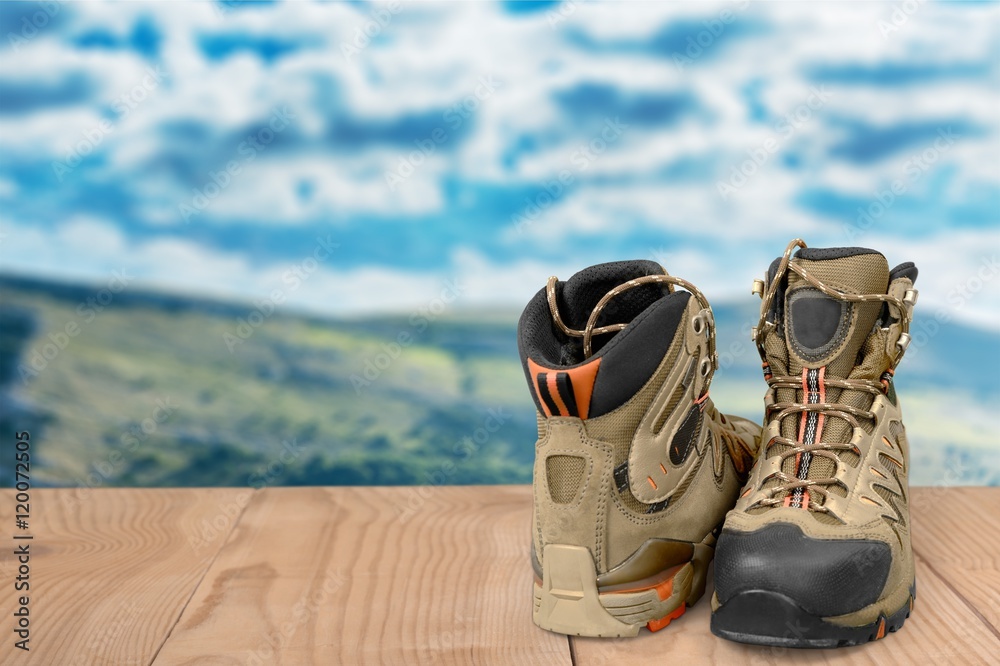 Hiking boot.