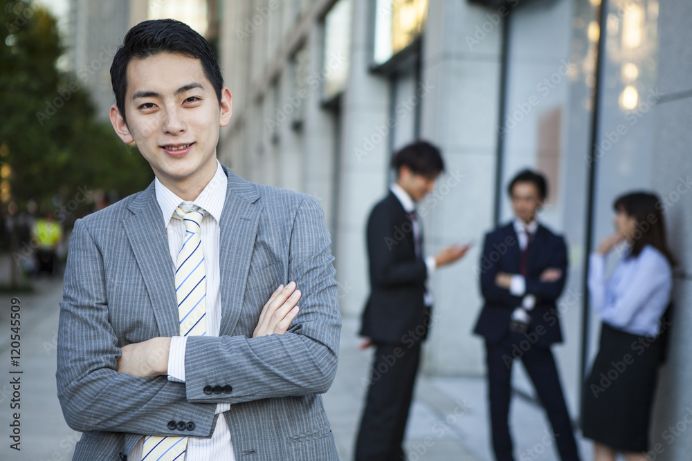 Portrait of young businessman