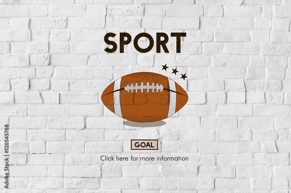 Football Touchdown Sport Graphics Concept