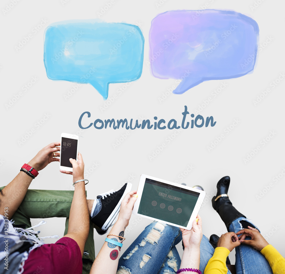 Speech Bubble Communication Conversation Technology Concept