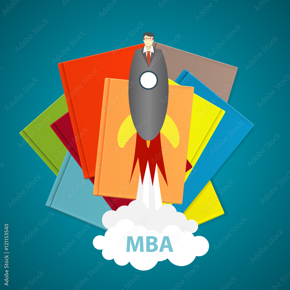 Business MBA Education Concept. Trends and innovation in educati