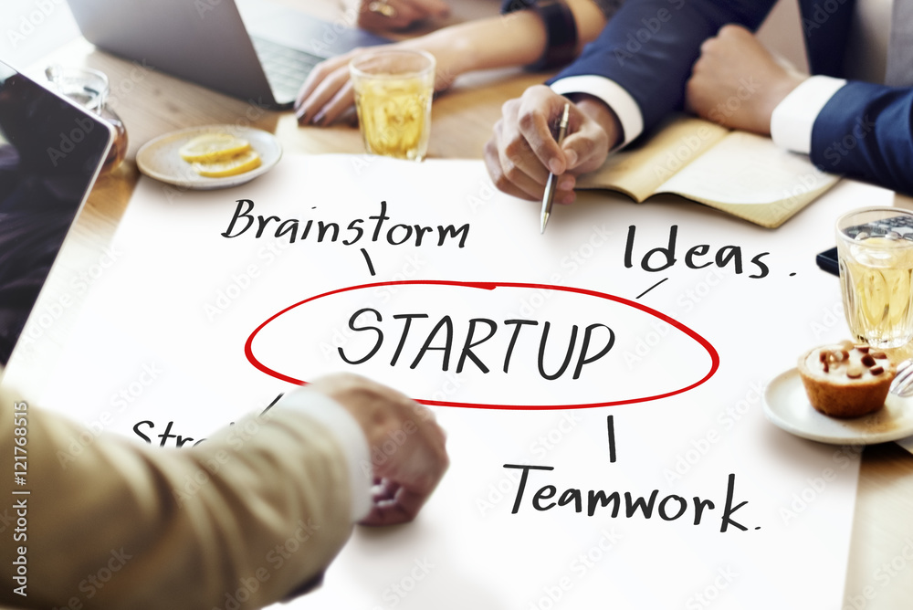 Company Startup Strategy Plan Ideas Concept