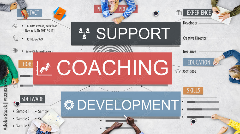 Coaching Support Development Guide Leader Concept