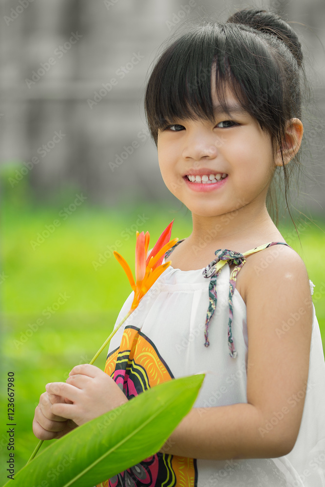 portrait children feeling happy