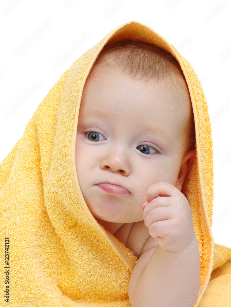 baby in towel