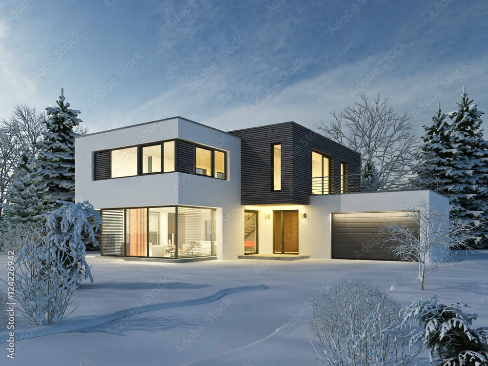 Haus Kubus Winter 1