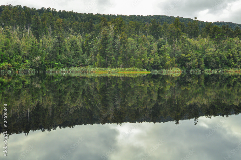 Mirror lake reflection