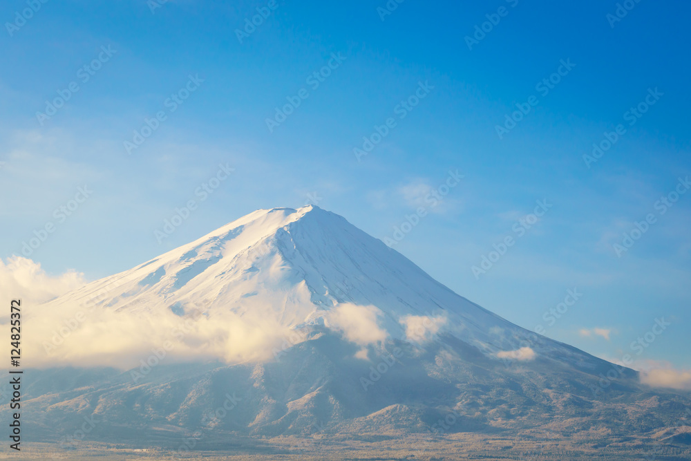 Mountain Fuji with blue sky , Japan